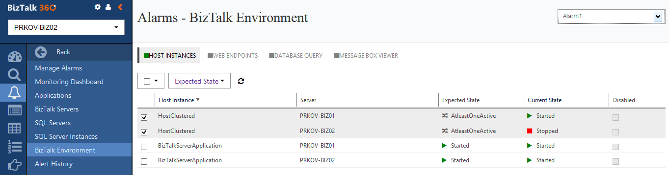 Clustered Host Instances