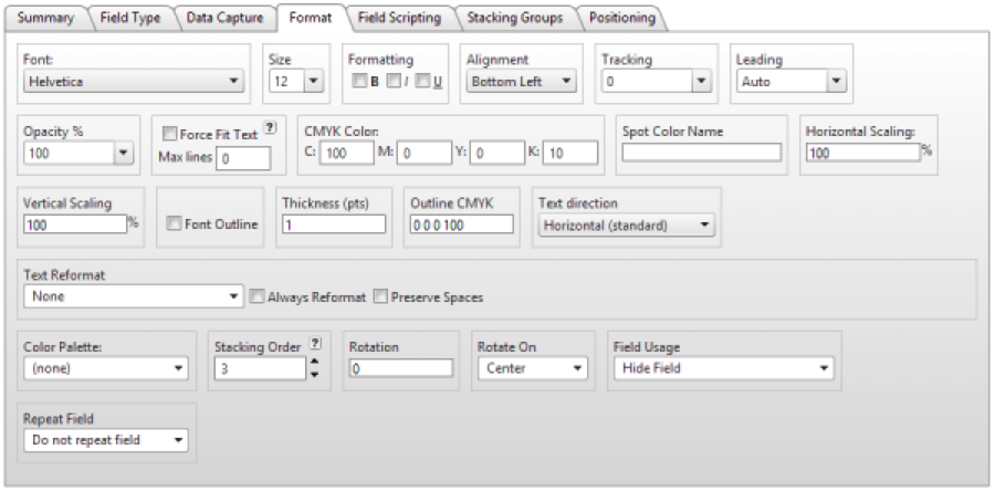 Font Choice Of Both Windows System Fonts And The You Added To Your Asset Area Will Display If This Field Is From A Forms Based Template Are