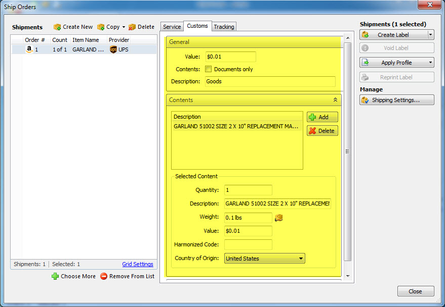 Using UPS Paperless Invoicing ShipWorks Support