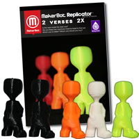 Replicator 2 vs 2X take home pack